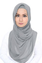 Lush (snood) Chiffon -Light Grey