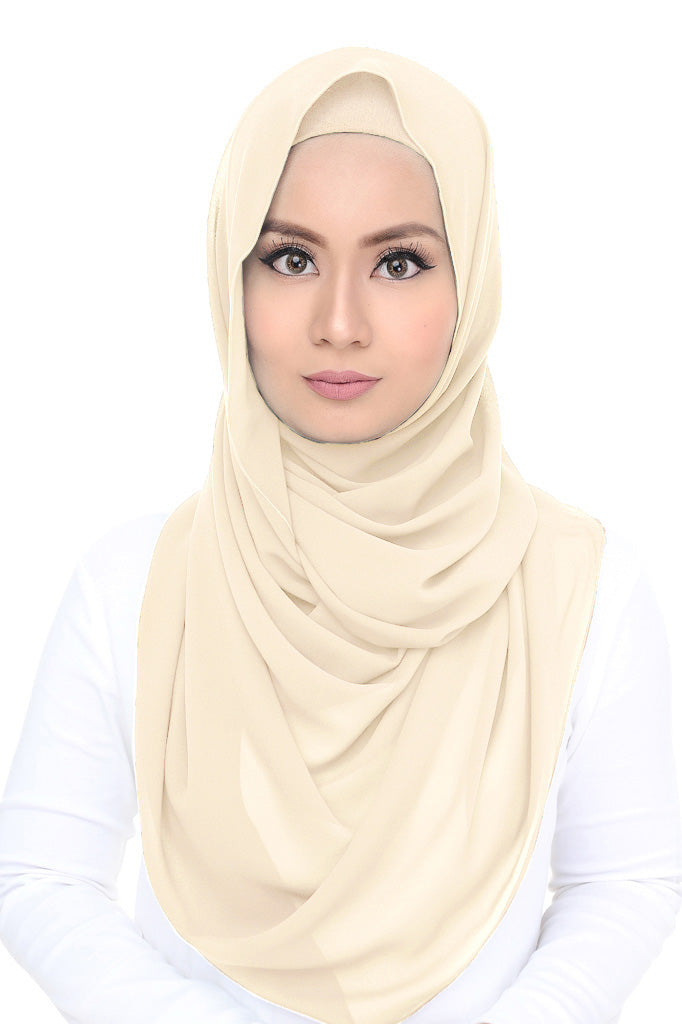 Lush (snood) Chiffon - Butter