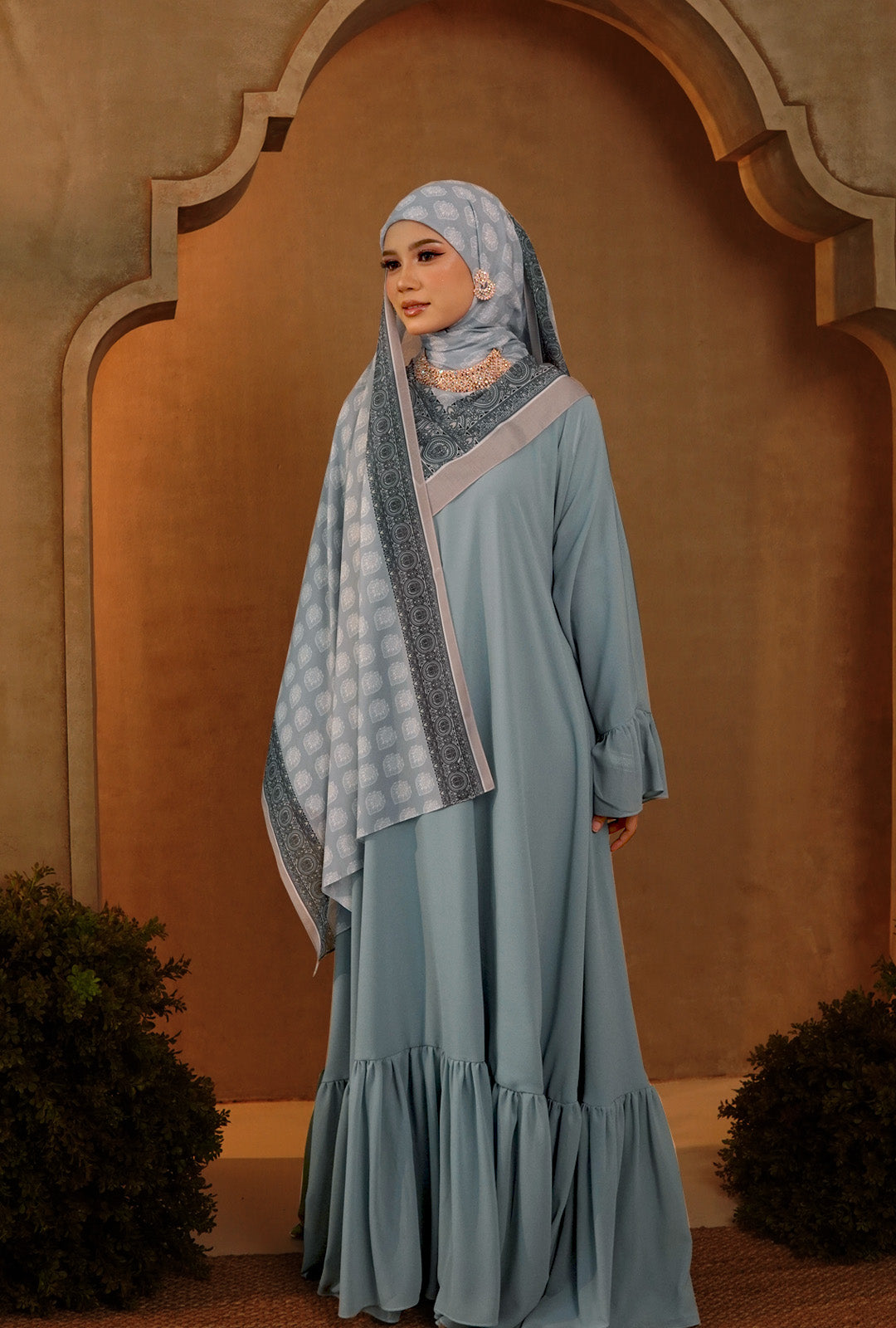 Rehana in Baby Blue