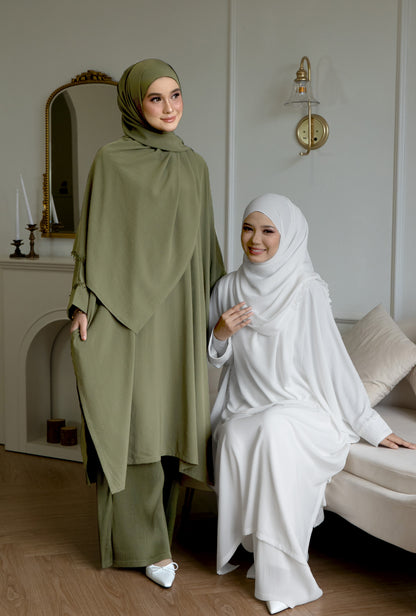 Serene Melur in Basil Green