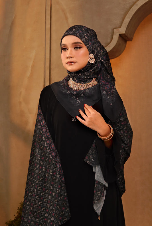 Waheeda in Black