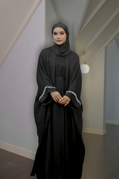 Abaya Rania in Black