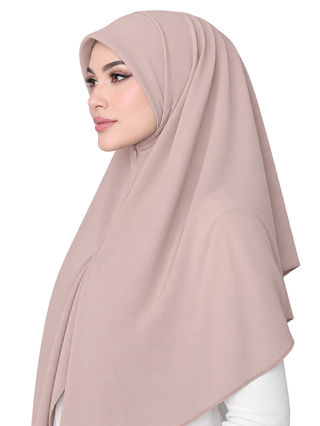 Bawal Instant Zipper in Chocolate