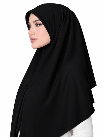 Bawal Instant Zipper in Black