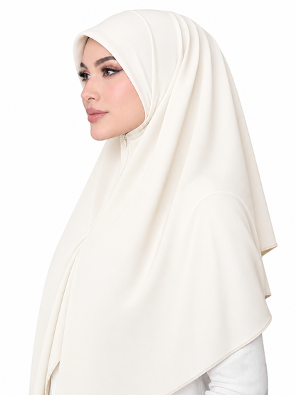 Bawal Instant Zipper in Off White