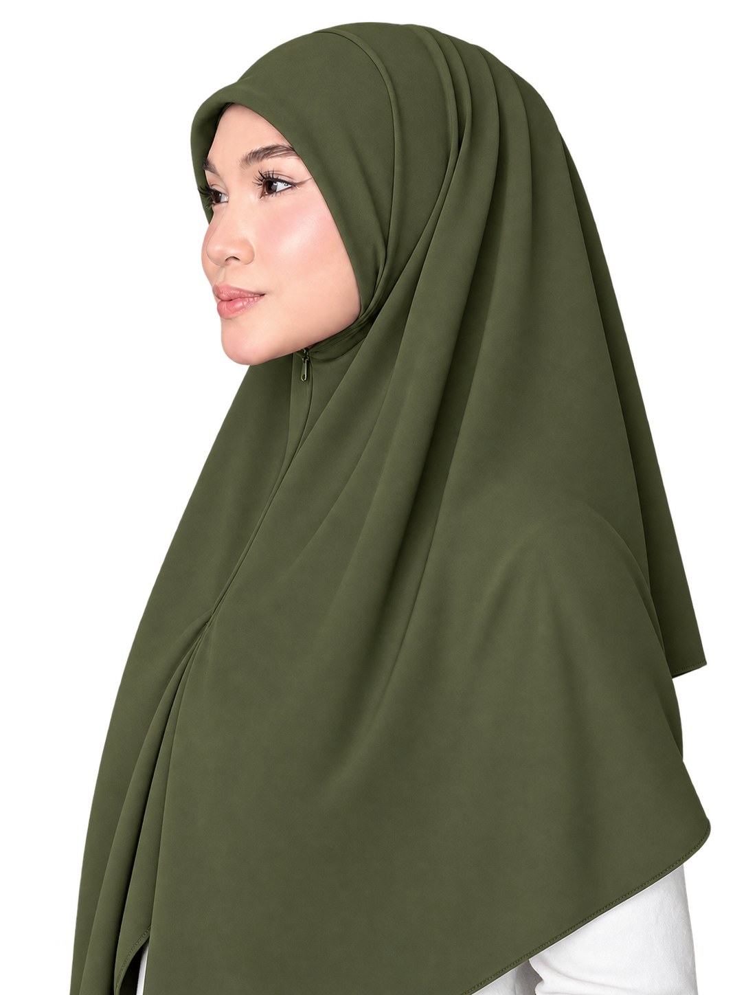Bawal / Khimar 2 in 1 in Olive