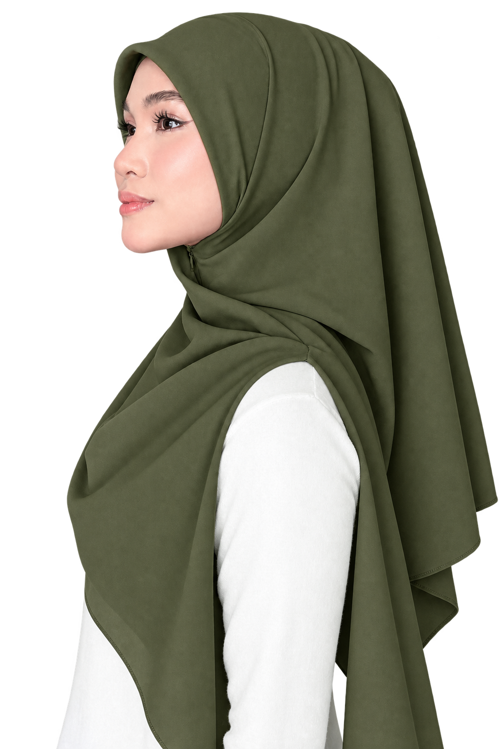 Bawal / Khimar 2 in 1 in Olive