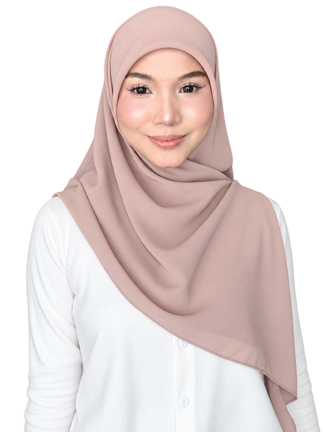 Bawal / Khimar 2 in 1 in Chocolate