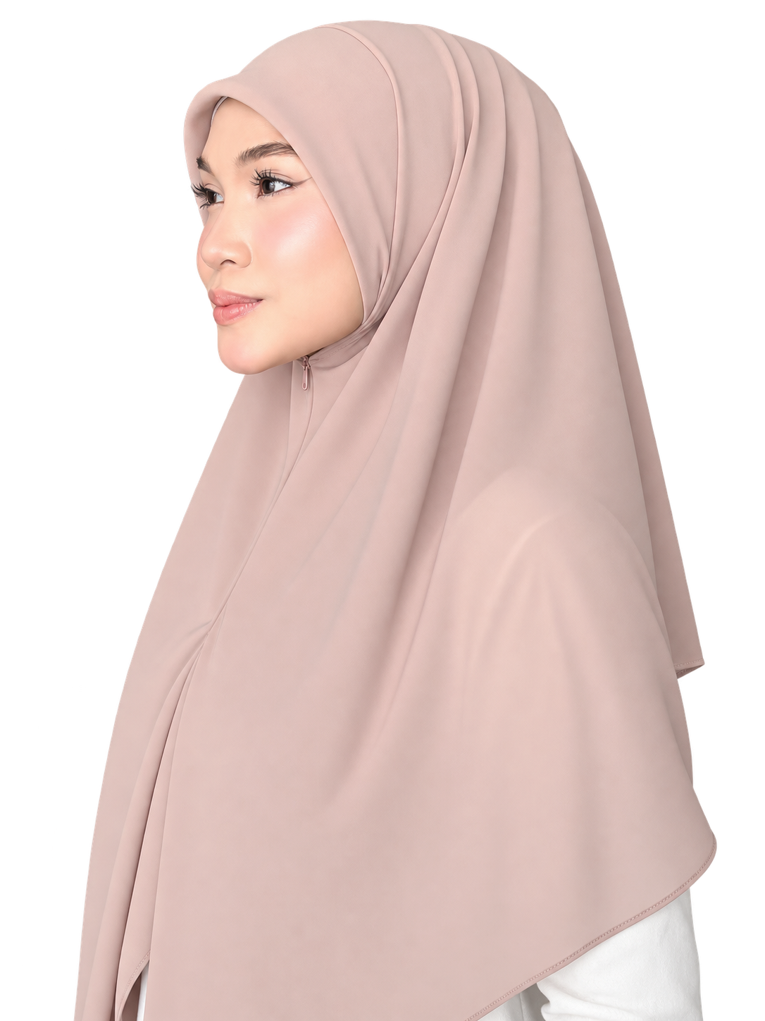 Bawal / Khimar 2 in 1 in Chocolate