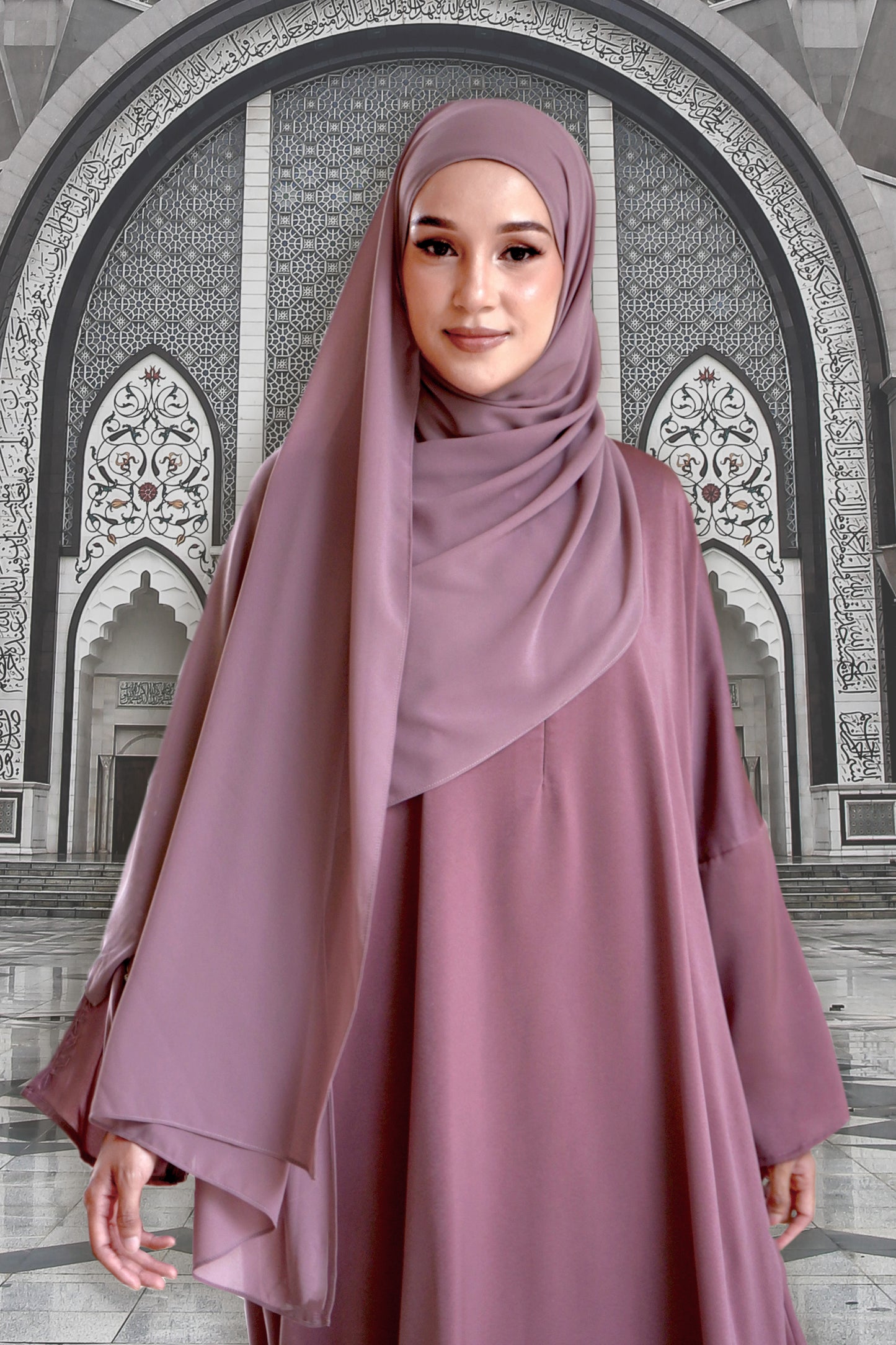 [PRE ORDER EARLY FEB] Qameela in Dusty Pink