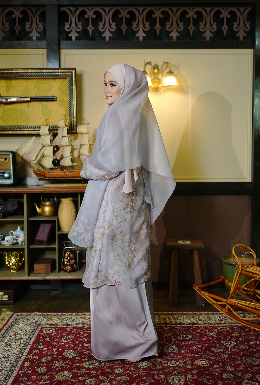 Kebarung Kesuma 2.0 in Dusty Mauve