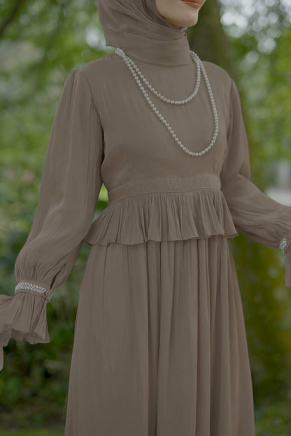 Aurora Dress in Mocha [PRE - ORDER - EARLY MARCH]