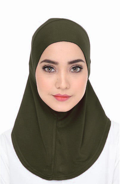 Scarf Inner - Olive Green