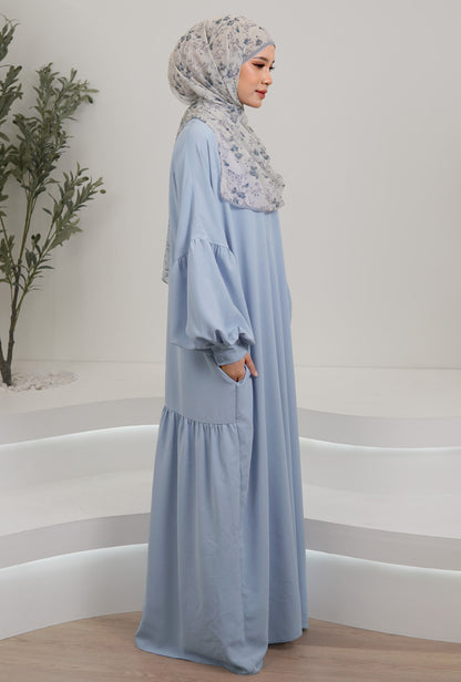 Nyla Dress in Light Blue