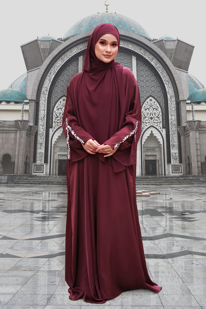 [PRE ORDER EARLY FEB] Qameela in Maroon