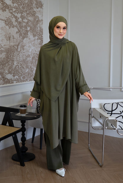 Serene Melur in Olive Green