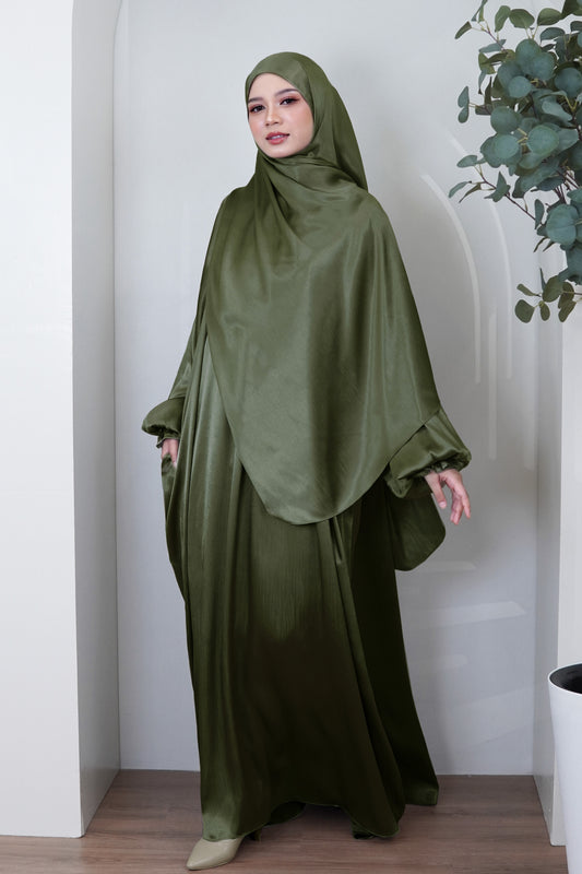 Abaya Ariana in Olive Green