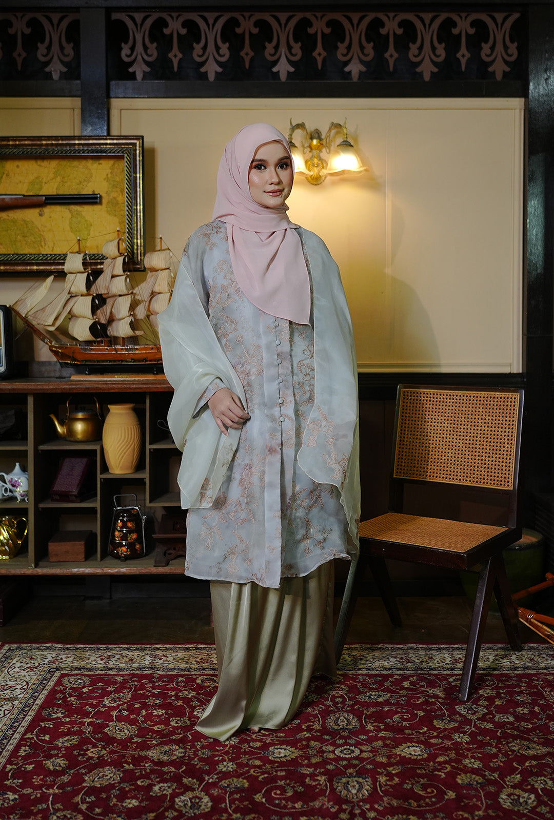 Kebarung Kesuma 2.0 in Soft Green