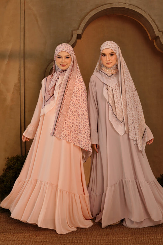 Soniya Dress in Peachy Pink [Pre-Order]