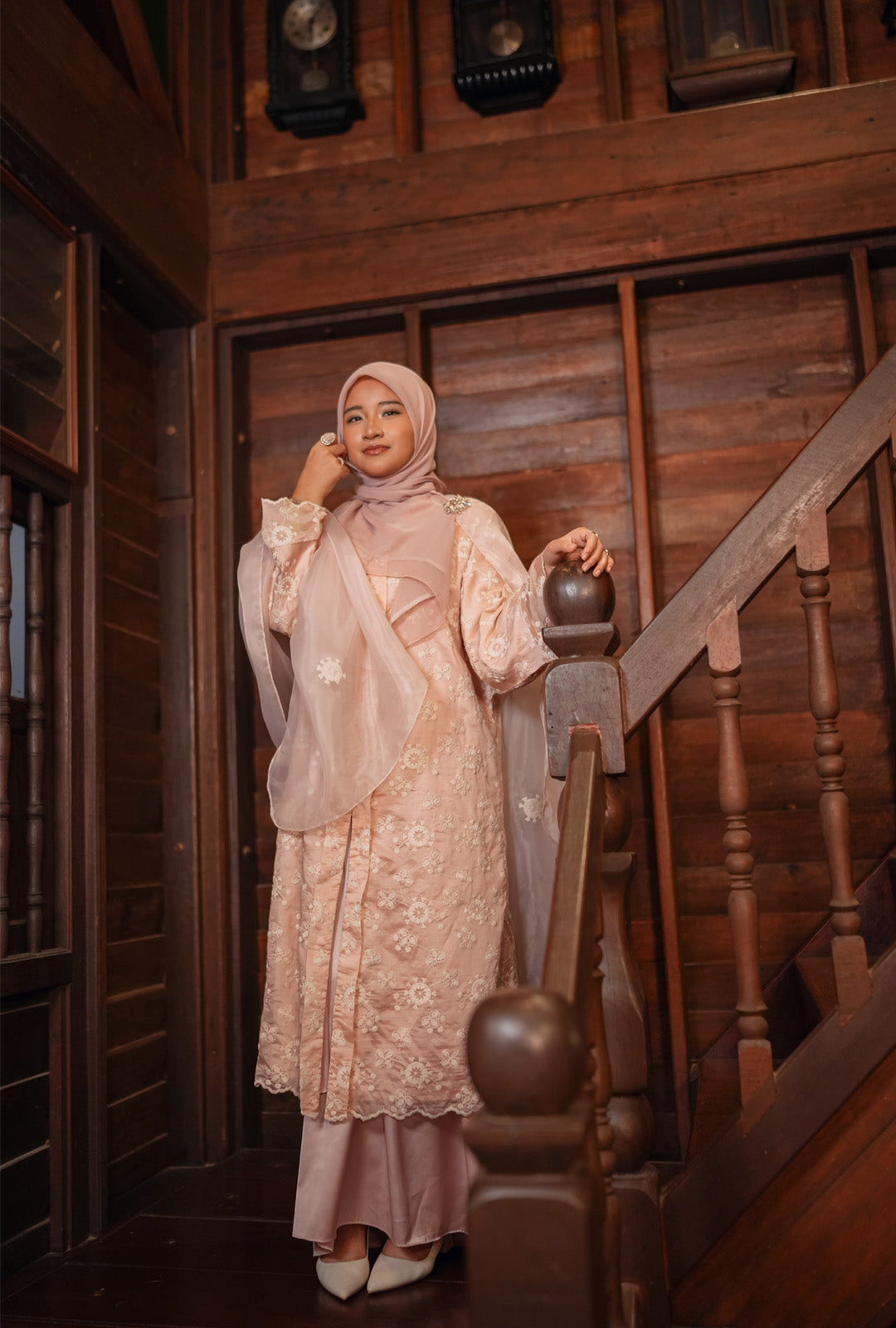 Kebarung Kesuma in Peachy Pink [Pre - Order -15 March]