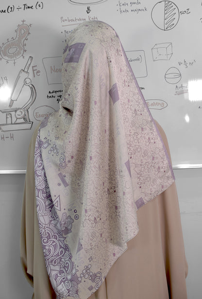 Formulas Shawl in Soft Lilac