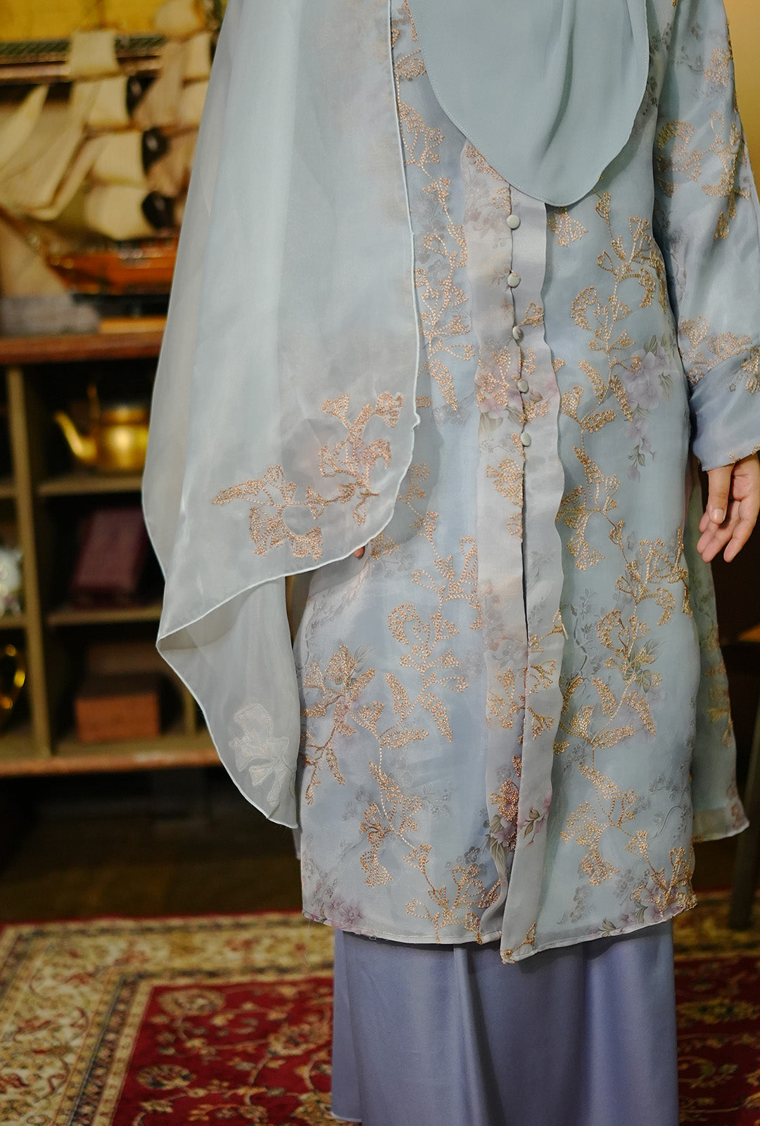 Kebarung Kesuma 2.0 in Soft Blue