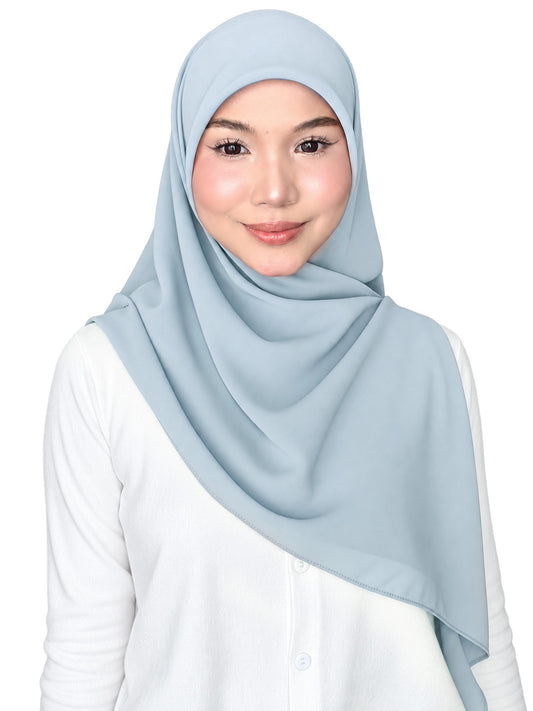 Bawal / Khimar 2 in 1 in Baby Blue