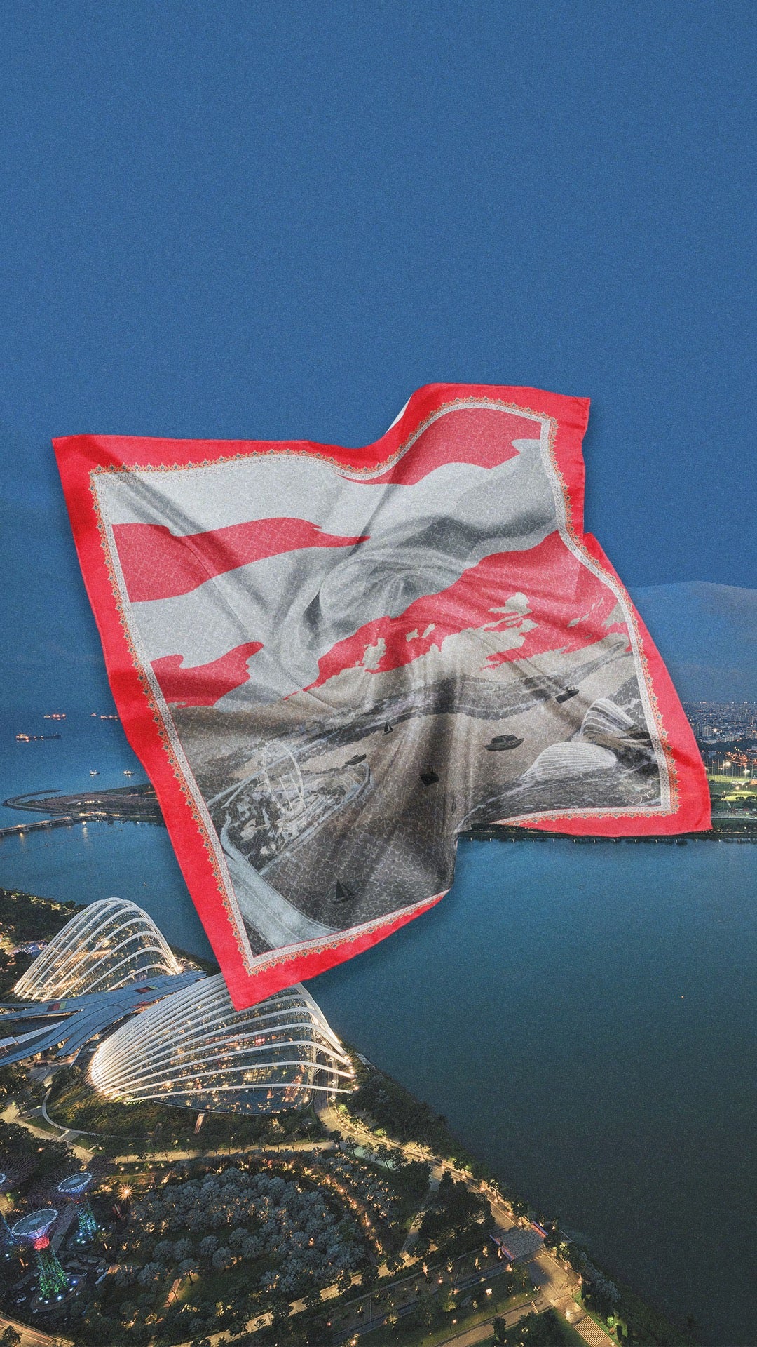 Cahaya Marina in Red