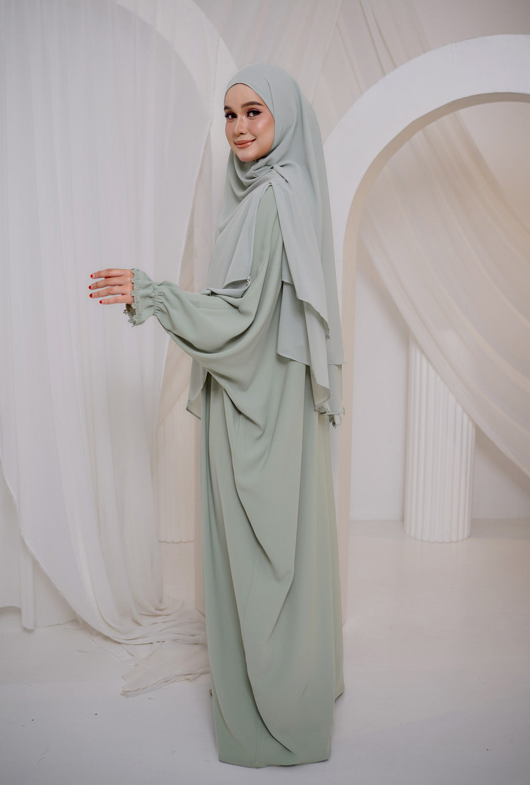 Sumayya 2.0 in Pastel Green