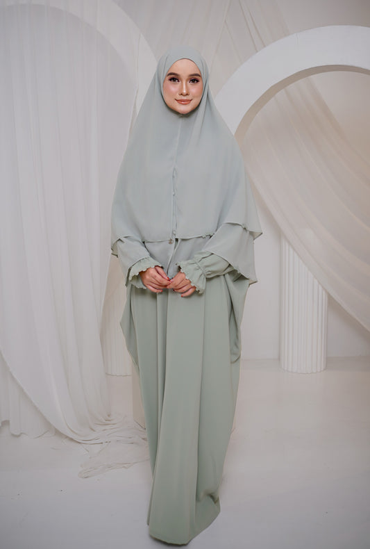 Sumayya 2.0 in Pastel Green