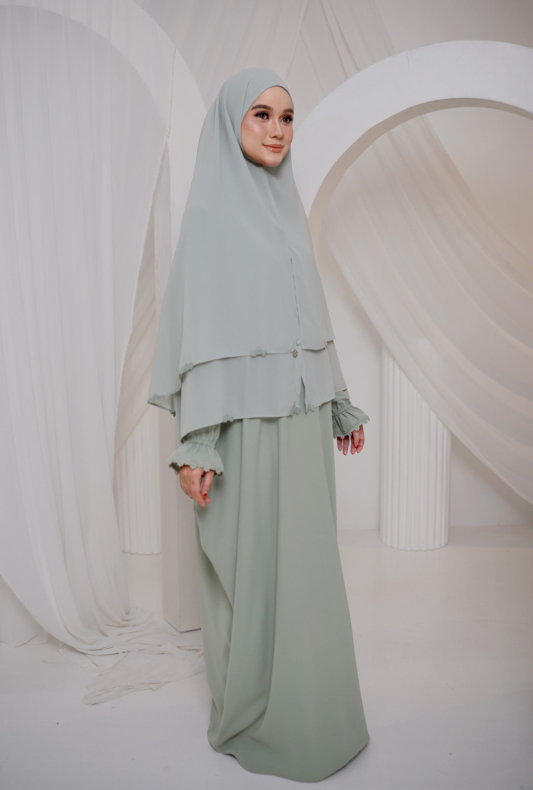 Sumayya 2.0 in Pastel Green