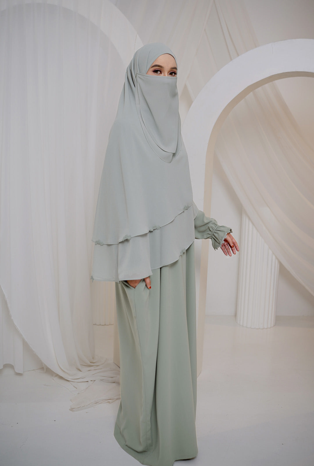 Sumayya 2.0 in Pastel Green