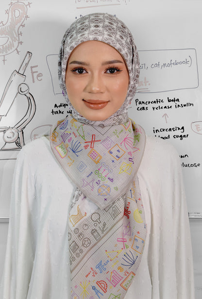 Subjects Bawal Square in Light Grey