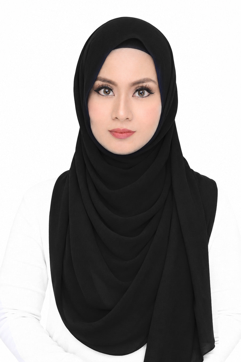 BUY 4 GET 1 FREE (MAXI HOODIE CHIFFON HALFMOON)