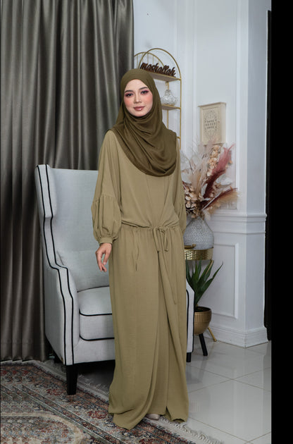 Yana Dress in Khaki