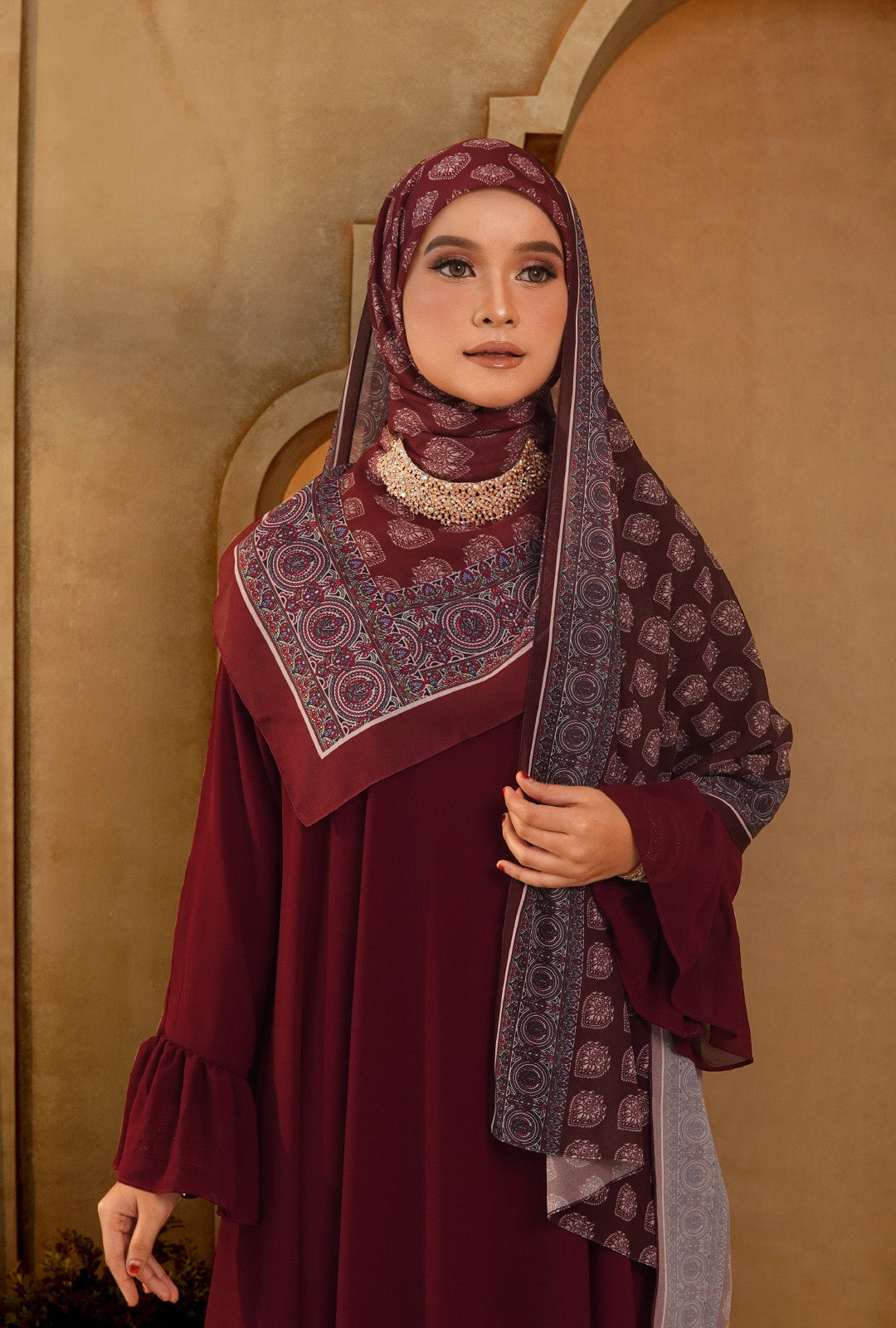 Rehana in Maroon