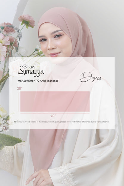 Sumayya Shawl in White