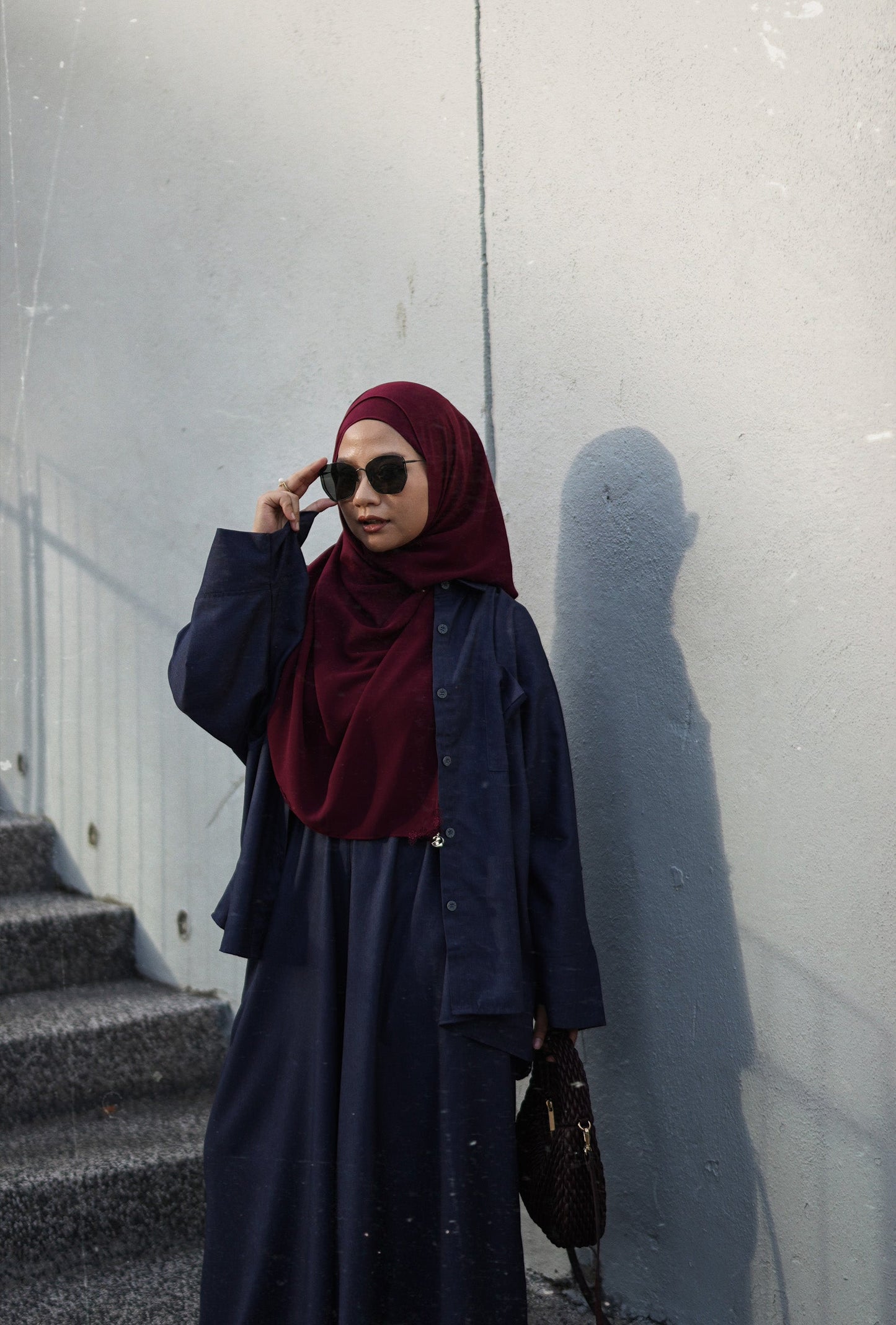 LENA IN DENIM NAVY BLUE