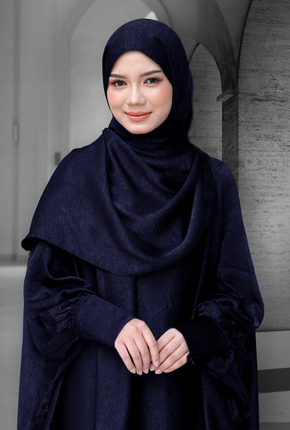 ZAHEERA TELEKUNG DRESS IN NAVY BLUE