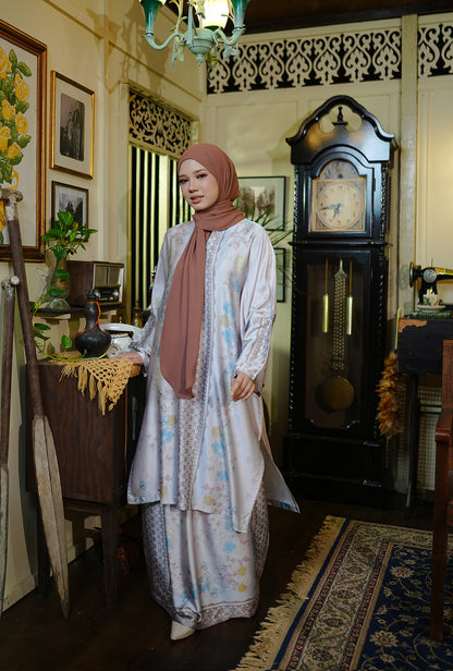 Kurung Melur Pastel Brown