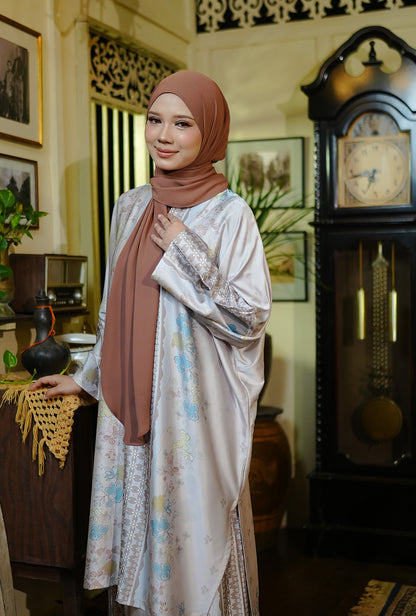 Kurung Melur Pastel Brown