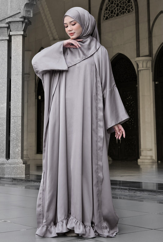 Abaya Inaya in Purplish Grey