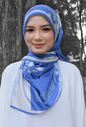 Sakura Shawl (Satin) in Royal Blue