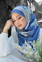 Sakura Lush (snood) in Royal Blue