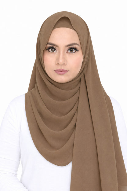 BUY 4 GET 1 FREE (MAXI HOODIE CHIFFON HALFMOON)