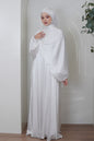 Abaya Ariana in White