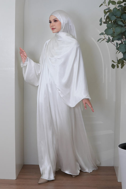 Abaya Ariana in White